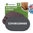 Covercorner Furniture Sliders For Hardwood Floors 4 Pcs - 9 1/2 Inch New. Price: $20.43.