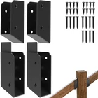 4PCS 30 Stair Stainless Steel Deck Railing Brackets Connectors, New. Price: $34.99.