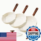 Carote Nonstick Frying Pans Skillets Ceramic Coating Non-stick Set New. Price: $108.61.