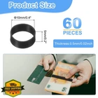 Uxcell 60 Black Silicone Rubber Bands 10MM Cable Ties New. Price: $20.00.