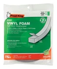 Thermwell 471059 Frost King Vinyl Foam Tape - Closed Cell Moderate Compression New. Price: $17.06.