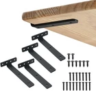 Alise Floating Shelf Brackets 4 Pcs,l For Wood 8 Inch, Black New. Price: $48.77.