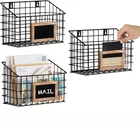 My 10 Inch Wall Mounted Matte Bla Metal Wire Stora Baskets With New. Price: $74.99.