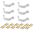 Vyh Gutter Straps 2X3, Downspout Bracket, 6 Pack, White&# New. Price: $25.16.