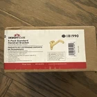 Standard Metal Handrail Bracket In Polished Brass 5 Pack 181990 Design House New. Price: $19.99.