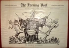 1910 Evening Post Cover Theodore Roosevelt Wizard Of Oyster Bay Used. Price: $32.00.
