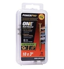 Hillman 116804 Power Pro One Bronze Multi-material Wood Screws #10 X 3", 15-PACK New. Price: $14.88.