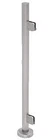 Brushed Stainless 36" Steel Square Glass Clamp End Post Railing Kit By New. Price: $660.00.