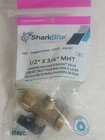 Sharkbite Part #25559 Lf 1/2" X 3/4" Mht Washing Machine Straight Valve New. Price: $10.95.