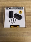 Open Box Aecxm Pack Wooden Deck Railing Brackets For 2X4 Connection. Price: $16.99.