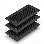 4 X 10 Floor Register Black Vent Cover For Home Heavy Duty Metal Air New. Price: $47.11.