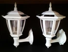 2-PACK Solar White Hexagon Post Cap Light W/ Leds Wall Mount 4"/ 5" 6" New. Price: $45.00.