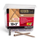 5-BOX Hillman Deck Plus No. 10 3IN Tan Flat Head Composite Screws New. Price: $65.47.