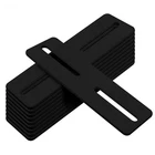 Eoere 10 Pcs 5" Black Flat Mending Plate, Support With X 1-1/2", New. Price: $25.63.