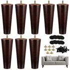 Ruisita 8 Pieces Furniture Couch Legs 6 Inch Round Solid Wood Sofa With ... New. Price: $37.49.