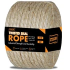 Stix-on Twisted Sisal Rope Multipurpose For Cat Scratcher, Diy Projects, New. Price: $14.99.