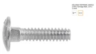 Hillman Fastener (100 Pack New Box) 240012 Carriage Bolts 1/4-20 1-INCH #9. Price: $6.99.