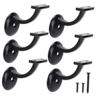 Hillmaster Steel Handrail Bracket For Indoor Outdoor Stairs, Matte BLACK-6PCS New. Price: $44.72.