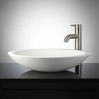 Round Wash Basin 515MM 105MM (20.25 X4") Resin- Matte New. Price: $41.00.