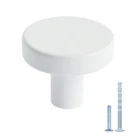 5 Pack White Kitchen Cabinet Knobs, Solid Dresser Drawer For Cabi... New. Price: $17.42.