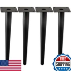Alxeh 20IN Round Tapered Metal Furniture Legs Black Support Feet For Dresser Cab New. Price: $78.78.