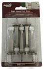 National Hardware Rigid Square Door Stops 3" Satin Nickel 5 Pack Heavy Duty New. Price: $21.24.