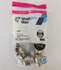 Sharkbite Max 1/2" End Stop Brass Plumbing Fitting, Pex -copper, Pack, UR514A4 New. Price: $28.95.