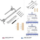 Cke Pairs Cable Railing Kit 1/8" Swage Toggle Turnbuckle Hardware T316 Stai... New. Price: $53.85.