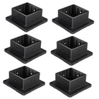 Hillmaster 4X4 Post Base Plastic Anchor Deck Support 6 Pack New. Price: $93.58.
