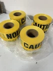 Pack! Barricade Caution Tape Yellow 3" 1000FT Non Adhesive 3MIL 8000 Feet New. Price: $140.00.
