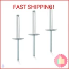 Zorveiio 60 Pcs 3/16" X 1-1/4" Large Flange Aluminum Blind Rivets Dome Head Pop New. Price: $25.07.