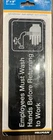Hillman 842572 Black English Health Safety Plaque 3 X 9 In. New. Price: $5.99.