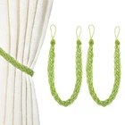 Uxcell Pcs Curtain Tiebacks, 56CM/22 Braided Drapery Holdback Light Green New. Price: $13.45.