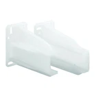 MP7227 Drawer Track Back Plate, 5/16 X 7/8 In., Plastic, White (1 Set) New. Price: $11.00.