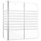 Bathtub Shower Door Folding Enclosure Tempered Glass Vidaxl New. Price: $245.99.