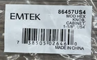 Lot Of 4- Emtek 86458US4 Mod Hex 1-1/2 Inch Geometric Knob Satin Brass Read* Open. Price: $31.49.