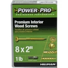 Hillman Power Pro No. 8 X 2 In. Star Yellow Zinc Coarse Wood Screws New. Price: $33.04.