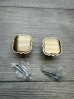 Lot Of Amerock BP36629CZ Grace Revitalize 1-3/4 Square Cabinet Knob Bronze Open. Price: $19.79.