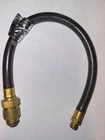 Flexible Gas Hose 15" Pol 1/4" Inverted Flare Male Fitting New. Price: $6.47.
