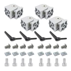 Blccloy 4 Sets 25 Series 10 Aluminum Extrusion Pivot Hinge Swivel Degree New. Price: $59.80.