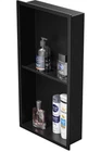 Bernkot Stainless Steel 24 X 12 Shower Niche Matte Black No Tile Needed New. Price: $67.50.
