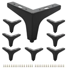 Smaxcn 4 Inch Matte Black Metal Furniture Legs Set Of 8, (8PCS), New. Price: $38.52.