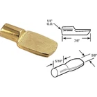 Prime-line 1/4 In. Brass Spoon-style Shelf Support Peg (8-COUNT) 10162 New. Price: $11.22.
