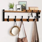 Dreampossible 4 In 1 Coat Rack Wall Mount With Shelf, Hooks 25.2" Entryway New. Price: $74.63.