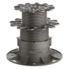 Eurotec Pro Xl 6-5/8 In Black Plastic Adjustable Post Base Support 10 Pack New. Price: $67.00.