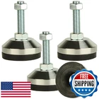 Muhouzhinang Heavy Duty Leveling Legs, 2.36" Base, M12 Thread, 1300 Lb Capacity New. Price: $61.11.