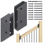 Wocepu 32.5STAIR Angle Stainless Steel Deck Railing Brackets Connectors For 2X4 New. Price: $71.71.
