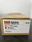 Quik Strip DWC114PS Drive #6 X 1-1/4" Drywall Screws, 1000 Ct New. Price: $45.99.