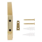 National Hardware Reed Medium Brushed Gold Steel 4-3/4 In. Hook 25 Lb 1 Pk New. Price: $21.88.