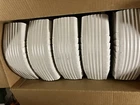 Lot Of 10 - White Amerimax Aluminum 3" 4" Front "a" Elbow Part # 47264 Open. Price: $59.00.